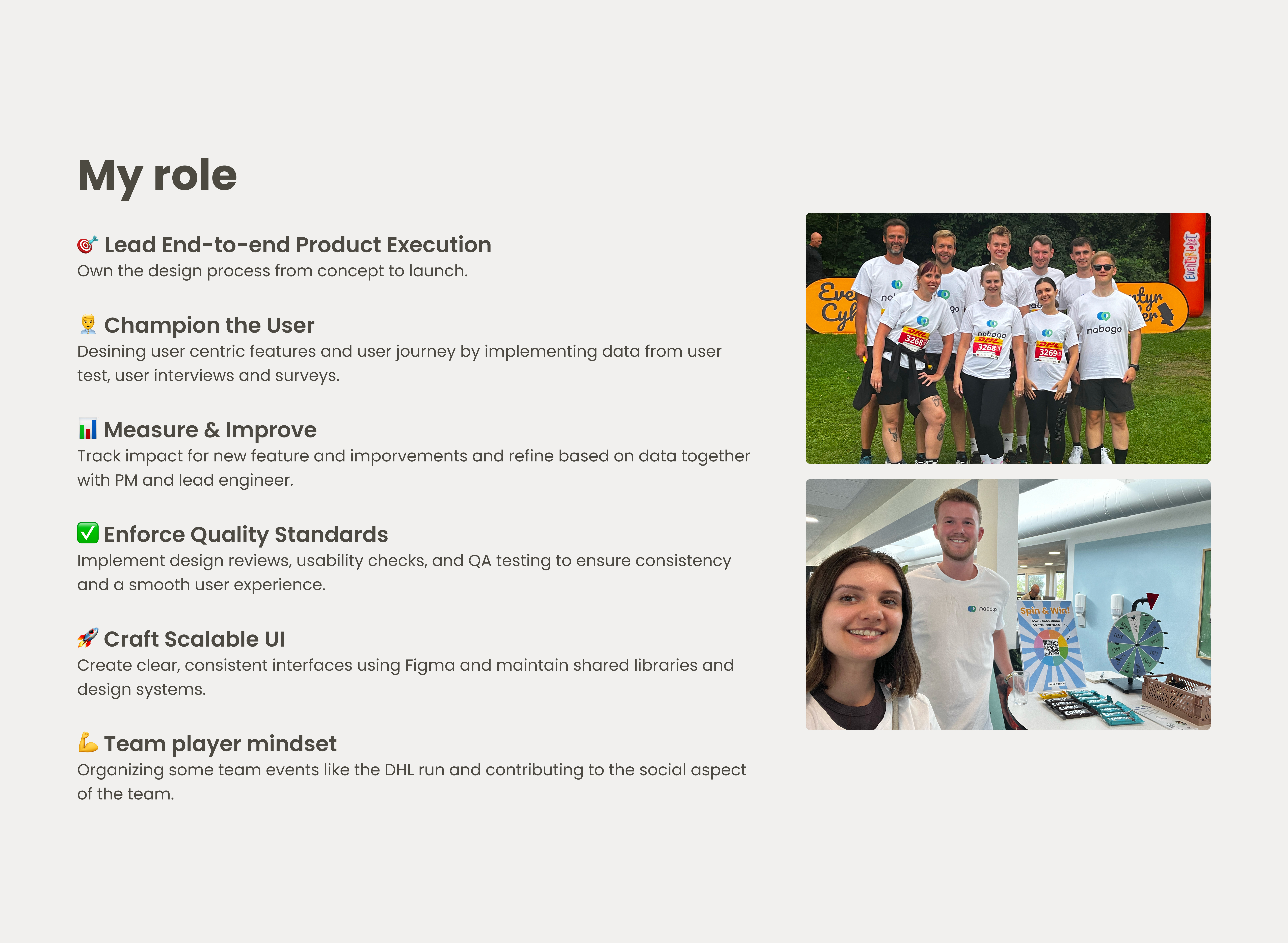 Nabogo: my role and project details